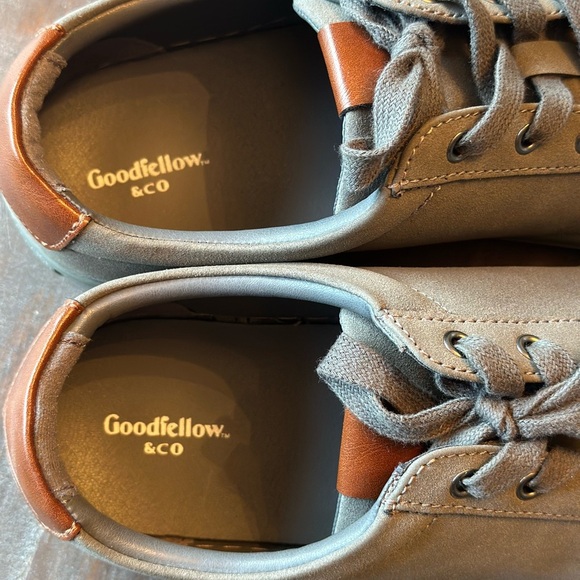 Men’s Goodfellow Low Top Sneaker Suede Shoe Size 9 1/2 Grey EUC - Picture 5 of 7